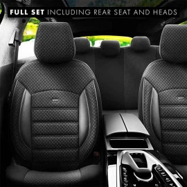 Καλύμματα αυτοκινήτου Otom Sport plus design universal βαμβακερό ύφασμα / rachel / δερματίνη σετ εμπρός / πίσω μαύρο SPTPLS-101 11 τεμάχια Καλύμματα αυτοκινήτου Otom Sport plus design universal βαμβακερό ύφασμα / rachel / δερματίνη σετ εμπρός / πίσω μαύρο SPTPLS-101 11 τεμάχια