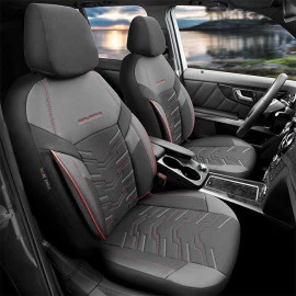 Καλύμματα αυτοκινήτου Otom reflective design universal jacquard / rachel / δερματίνη σετ εμπρός / πίσω μαύρο με κόκκινη ραφή RFL-2601 11 τεμάχια Καλύμματα αυτοκινήτου Otom reflective design universal jacquard / rachel / δερματίνη σετ εμπρός / πίσω μαύρο με κόκκινη ραφή RFL-2601 11 τεμάχια
