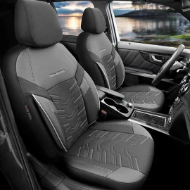 Καλύμματα αυτοκινήτου Otom reflective design universal jacquard / rachel / δερματίνη σετ εμπρός / πίσω μαύρο με άσπρη ραφή RFL-2602 11 τεμάχια Καλύμματα αυτοκινήτου Otom reflective design universal jacquard / rachel / δερματίνη σετ εμπρός / πίσω μαύρο με άσπρη ραφή RFL-2602 11 τεμάχια