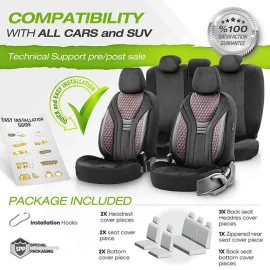 Καλύμματα αυτοκινήτου Otom Infinity design universal sued / δερματίνη καπιτονέ / rachel σετ εμπρός / πίσω μαύρο με κόκκινη ραφή INF-2002 11 τεμάχια Καλύμματα αυτοκινήτου Otom Infinity design universal sued / δερματίνη καπιτονέ / rachel σετ εμπρός / πίσω μαύρο με κόκκινη ραφή INF-2002 11 τεμάχια