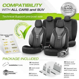 Καλύμματα αυτοκινήτου Otom Infinity design universal sued / δερματίνη καπιτονέ / rachel σετ εμπρός / πίσω μαύρο INF-2001 11 τεμάχια Καλύμματα αυτοκινήτου Otom Infinity design universal sued / δερματίνη καπιτονέ / rachel σετ εμπρός / πίσω μαύρο INF-2001 11 τεμάχια