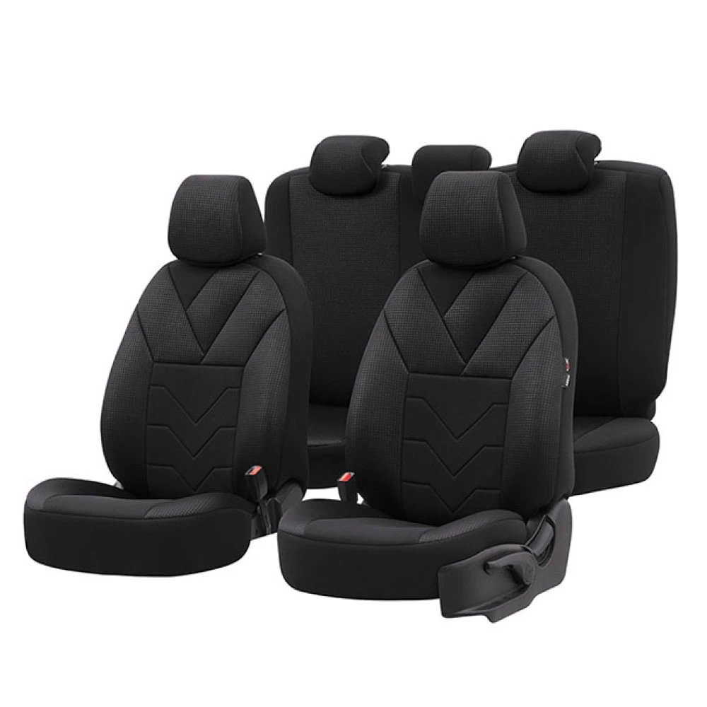Καλύμματα αυτοκινήτου Otom Tempo design universal βαμβακερό ύφασμα rachel σετ εμπρός / πίσω μαύρο TMP-1501 11 τεμάχια Καλύμματα αυτοκινήτου Otom Tempo design universal βαμβακερό ύφασμα rachel σετ εμπρός / πίσω μαύρο TMP-1501 11 τεμάχια
