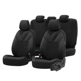 Καλύμματα αυτοκινήτου Otom Tempo design universal βαμβακερό ύφασμα rachel σετ εμπρός / πίσω μαύρο TMP-1501 11 τεμάχια Καλύμματα αυτοκινήτου Otom Tempo design universal βαμβακερό ύφασμα rachel σετ εμπρός / πίσω μαύρο TMP-1501 11 τεμάχια