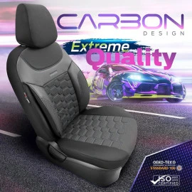 Καλύμματα αυτοκινήτου Otom carbon design universal jacquard / rachel / δερματίνη σετ εμπρός / πίσω μαύρο - γκρι CRB-3401 11 τεμάχια Καλύμματα αυτοκινήτου Otom carbon design universal jacquard / rachel / δερματίνη σετ εμπρός / πίσω μαύρο - γκρι CRB-3401 11 τεμάχια