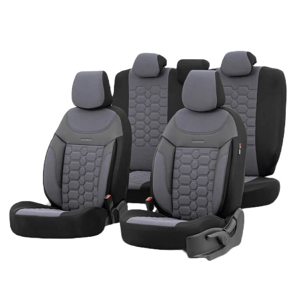 Καλύμματα αυτοκινήτου Otom carbon design universal jacquard / rachel / δερματίνη σετ εμπρός / πίσω γκρι CRB-3404 11 τεμάχια Καλύμματα αυτοκινήτου Otom carbon design universal jacquard / rachel / δερματίνη σετ εμπρός / πίσω γκρι CRB-3404 11 τεμάχια