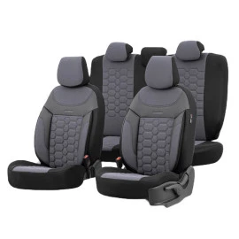 Καλύμματα αυτοκινήτου Otom carbon design universal jacquard / rachel / δερματίνη σετ εμπρός / πίσω γκρι CRB-3404 11 τεμάχια Καλύμματα αυτοκινήτου Otom carbon design universal jacquard / rachel / δερματίνη σετ εμπρός / πίσω γκρι CRB-3404 11 τεμάχια