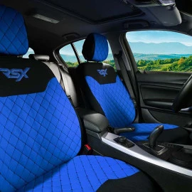 Ημικαλύμματα καθισμάτων αυτοκινήτου Otom RSX Sport  ύφασμα κεντητό καπιτονέ μπλε - μαύρο RSXL-105 2τμχ Ημικαλύμματα καθισμάτων αυτοκινήτου Otom RSX Sport  ύφασμα κεντητό καπιτονέ μπλε - μαύρο RSXL-105 2τμχ