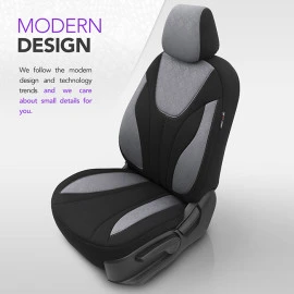 Καλύμματα αυτοκινήτου Otom Ruby Design Universal βαμβακερό ύφασμα Rachel σετ εμπρός / πίσω μαύρο - γκρι RBY-1202 11 τεμαχίων Καλύμματα αυτοκινήτου Otom Ruby Design Universal βαμβακερό ύφασμα Rachel σετ εμπρός / πίσω μαύρο - γκρι RBY-1202 11 τεμαχίων