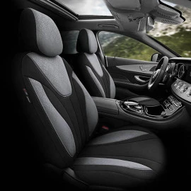 Καλύμματα αυτοκινήτου Otom Ruby Design Universal βαμβακερό ύφασμα Rachel σετ εμπρός / πίσω μαύρο - γκρι RBY-1202 11 τεμαχίων Καλύμματα αυτοκινήτου Otom Ruby Design Universal βαμβακερό ύφασμα Rachel σετ εμπρός / πίσω μαύρο - γκρι RBY-1202 11 τεμαχίων