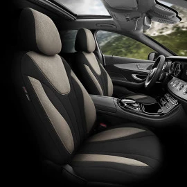 Καλύμματα αυτοκινήτου Otom Ruby design universal βαμβακερό ύφασμα rachel σετ εμπρός / πίσω μαύρο / μπεζ RBY-1203 11 τεμαχίων Καλύμματα αυτοκινήτου Otom Ruby design universal βαμβακερό ύφασμα rachel σετ εμπρός / πίσω μαύρο / μπεζ RBY-1203 11 τεμαχίων