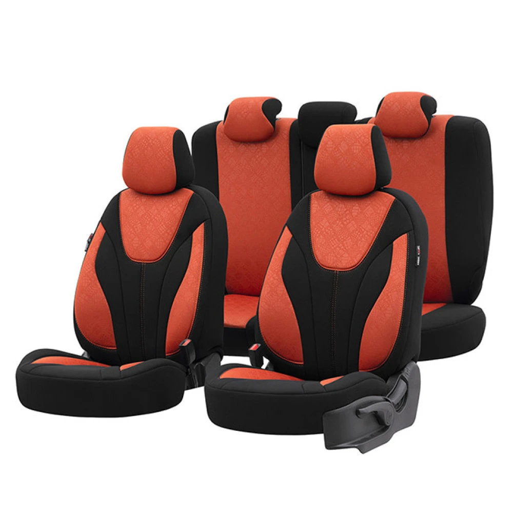 Καλύμματα αυτοκινήτου Otom Ruby design universal βαμβακερό ύφασμα rachel σετ εμπρός / πίσω "Terracota" μαύρο / κεραμιδί RBY-1204 11 τεμαχίων Καλύμματα αυτοκινήτου Otom Ruby design universal βαμβακερό ύφασμα rachel σετ εμπρός / πίσω "Terracota" μαύρο / κεραμιδί RBY-1204 11 τεμαχίων