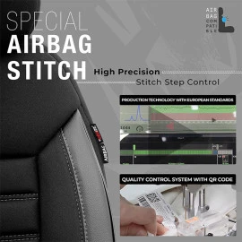 Καλύμματα αυτοκινήτου Otom Limited Design Universal Jacquard / Lacost / Δερματίνη Σετ εμπρός/πίσω μαύρο με γκρι ραφές LMT-102 11τμχ Καλύμματα αυτοκινήτου Otom Limited Design Universal Jacquard / Lacost / Δερματίνη Σετ εμπρός/πίσω μαύρο με γκρι ραφές LMT-102 11τμχ