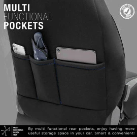 Καλύμματα αυτοκινήτου Otom Limited Design Universal Jacquard / Lacost / Δερματίνη Σετ εμπρός/πίσω μαύρο με μπλε ραφές LMT-103 11τμχ Καλύμματα αυτοκινήτου Otom Limited Design Universal Jacquard / Lacost / Δερματίνη Σετ εμπρός/πίσω μαύρο με μπλε ραφές LMT-103 11τμχ