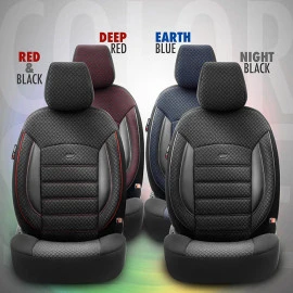 Καλύμματα αυτοκινήτου Otom Sport Plus Design Universal βαμβακερό ύφασμα / Rachel / δερματίνη σετ εμπρός / πίσω μαύρο - μπορντό SPTPLS-103 11 τεμάχια Καλύμματα αυτοκινήτου Otom Sport Plus Design Universal βαμβακερό ύφασμα / Rachel / δερματίνη σετ εμπρός / πίσω μαύρο - μπορντό SPTPLS-103 11 τεμάχια
