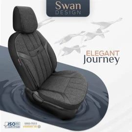 Καλύμματα αυτοκινήτου Otom Swan Universal λινό ύφασμα / Rachel / Δερματίνη σετ εμπρός / Πίσω μαύρο SWN-501 11 τεμάχια Καλύμματα αυτοκινήτου Otom Swan Universal λινό ύφασμα / Rachel / Δερματίνη σετ εμπρός / Πίσω μαύρο SWN-501 11 τεμάχια