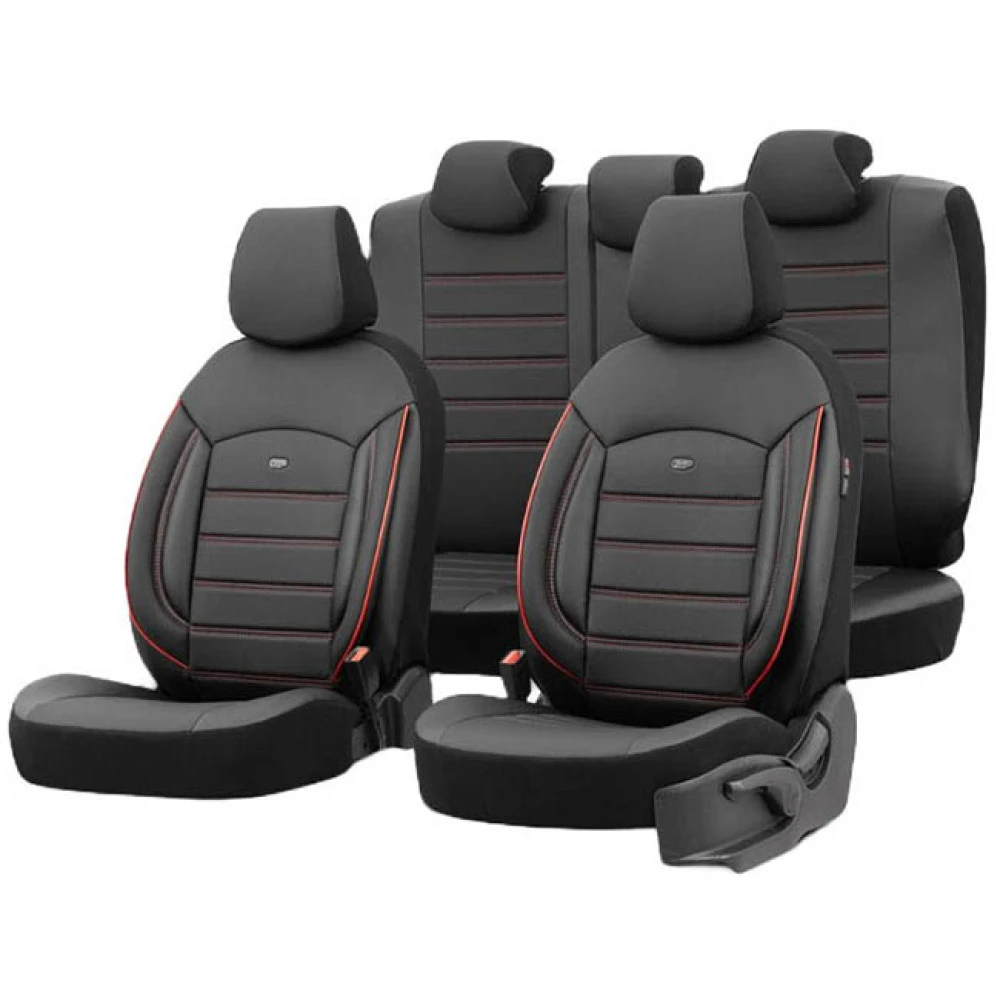 Καλύμματα Αυτοκινήτου Otom Inspire Design Universal Full Δερματίνη Σετ Εμπρός / Πίσω Μαύρο Με Κόκκινη Ραφή INS-3503 11 Τεμάχια Καλύμματα Αυτοκινήτου Otom Inspire Design Universal Full Δερματίνη Σετ Εμπρός / Πίσω Μαύρο Με Κόκκινη Ραφή INS-3503 11 Τεμάχια