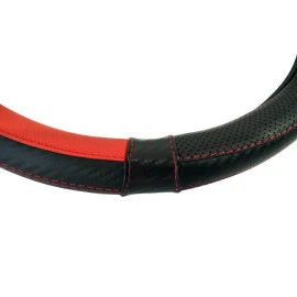 Κάλυμμα τιμονιού αυτοκινήτου δερματίνη X-Treme Sport μαύρο-κόκκινο Medium 38cm 1 τεμάχιο Κάλυμμα τιμονιού αυτοκινήτου δερματίνη X-Treme Sport μαύρο-κόκκινο Medium 38cm 1 τεμάχιο