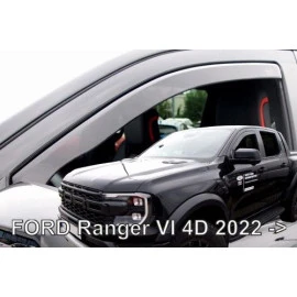 Ford Ranger (2022+) 4D / Raptor (2022+) ανεμοθραύστες Heko - 2τμχ. εμπρός Ford Ranger (2022+) 4D / Raptor (2022+) ανεμοθραύστες Heko - 2τμχ. εμπρός