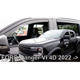 Ford Ranger (2022+) 4D / Raptor (2022+) ανεμοθραύστες Heko - 4τμχ. εμπρός και πίσω Ford Ranger (2022+) 4D / Raptor (2022+) ανεμοθραύστες Heko - 4τμχ. εμπρός και πίσω