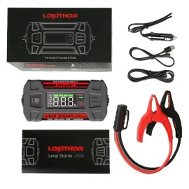 Εκκινητής μπαταριών αυτοκινήτου, powerbank, φακός led 3 σε1 Lokithor JA402 12 volt 3000A Εκκινητής μπαταριών αυτοκινήτου, powerbank, φακός led 3 σε1 Lokithor JA402 12 volt 3000A