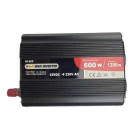 Inverter αυτοκινήτου από 12 Volt σε 230 Volt 600W/1200W 1τμχ Inverter αυτοκινήτου από 12 Volt σε 230 Volt 600W/1200W 1τμχ