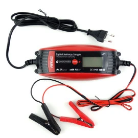 Ψηφιακός φορτιστής μπαταριών Amio (02088) DVL DBC-01 6V/12V 2A/4A 1τμχ Ψηφιακός φορτιστής μπαταριών Amio (02088) DVL DBC-01 6V/12V 2A/4A 1τμχ