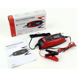Ψηφιακός φορτιστής μπαταριών Amio (02088) DVL DBC-01 6V/12V 2A/4A 1τμχ Ψηφιακός φορτιστής μπαταριών Amio (02088) DVL DBC-01 6V/12V 2A/4A 1τμχ