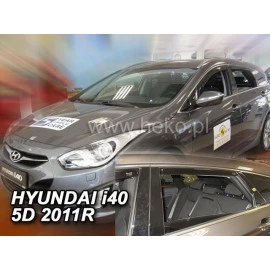 Hyundai i40 (2011+) Wagon 5D ανεμοθραύστες Heko - 4τμχ. εμπρός και πίσω