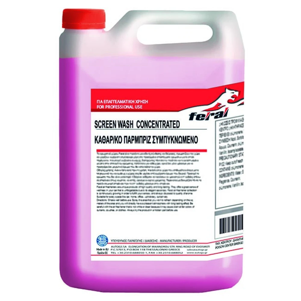 Καθαριστικό παρμπρίζ καλοκαιρινό συμπυκνωμένο Feral 4lt Καθαριστικό παρμπρίζ καλοκαιρινό συμπυκνωμένο Feral 4lt