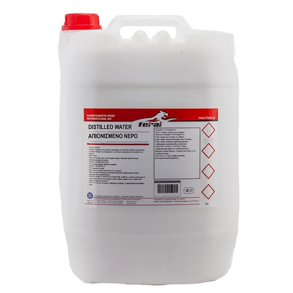 Απιονισμένο Νερό Feral 20lt Απιονισμένο Νερό Feral 20lt