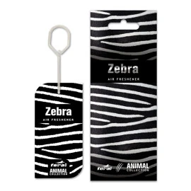 Αρωματικό αυτοκινήτου κρεμαστό Feral animal collection zebra Αρωματικό αυτοκινήτου κρεμαστό Feral animal collection zebra