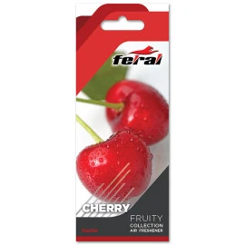 Αρωματικό αυτοκινήτου κρεμαστό Feral fruity collection cherry Αρωματικό αυτοκινήτου κρεμαστό Feral fruity collection cherry