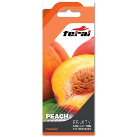 Αρωματικό αυτοκινήτου κρεμαστό feral fruity collection peach Αρωματικό αυτοκινήτου κρεμαστό feral fruity collection peach