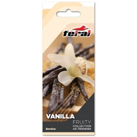 Αρωματικό αυτοκινήτου κρεμαστό Feral fruity collection vanilla Αρωματικό αυτοκινήτου κρεμαστό Feral fruity collection vanilla