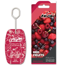 Αρωματικό αυτοκινήτου κρεμαστό Feral fruity collection red fruits Αρωματικό αυτοκινήτου κρεμαστό Feral fruity collection red fruits