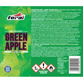 Αρωματικό Αυτοκινήτου Spray Feral Fruity Collection Πράσινο Μήλο 70ml Αρωματικό Αυτοκινήτου Spray Feral Fruity Collection Πράσινο Μήλο 70ml