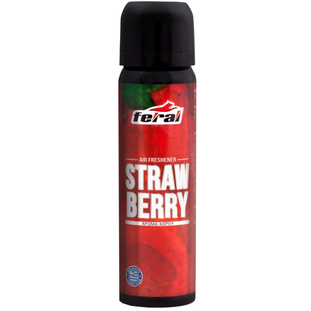 Αρωματικό Αυτοκινήτου Spray Feral Fruity Collection Φράουλα 70ml Αρωματικό Αυτοκινήτου Spray Feral Fruity Collection Φράουλα 70ml