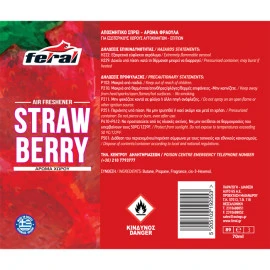 Αρωματικό Αυτοκινήτου Spray Feral Fruity Collection Φράουλα 70ml Αρωματικό Αυτοκινήτου Spray Feral Fruity Collection Φράουλα 70ml