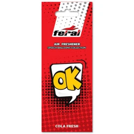 Αρωματικό αυτοκινήτου κρεμαστό Feral Speech Collection OK Αρωματικό αυτοκινήτου κρεμαστό Feral Speech Collection OK
