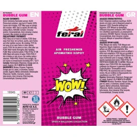 Αρωματικό Αυτοκινήτου Spray Feral Speech Collection WOW 70ml Αρωματικό Αυτοκινήτου Spray Feral Speech Collection WOW 70ml