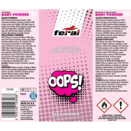 Αρωματικό Αυτοκινήτου Spray Feral Speech Collection OOPS 70ml Αρωματικό Αυτοκινήτου Spray Feral Speech Collection OOPS 70ml