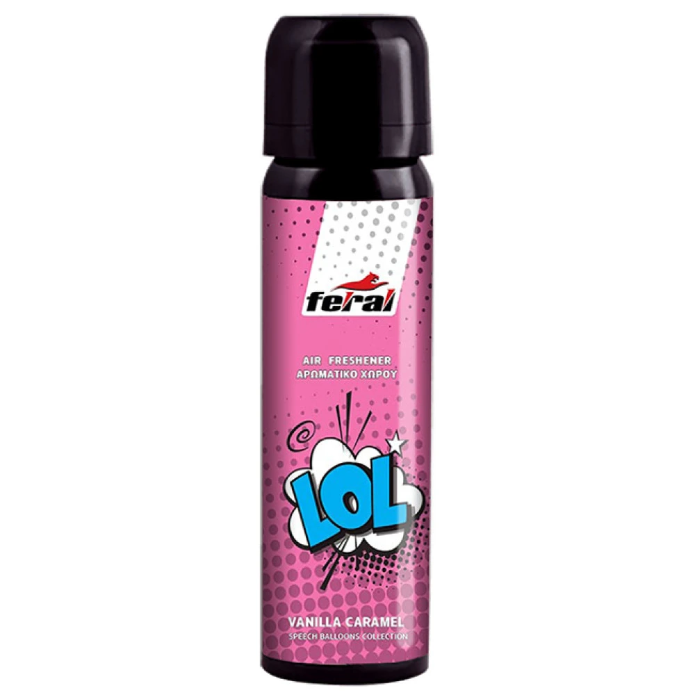 Αρωματικό Αυτοκινήτου Spray Feral Speech Collection LOL 70ml Αρωματικό Αυτοκινήτου Spray Feral Speech Collection LOL 70ml