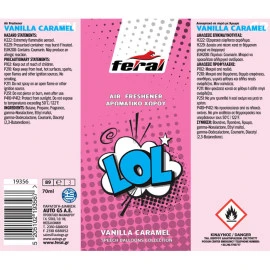 Αρωματικό Αυτοκινήτου Spray Feral Speech Collection LOL 70ml Αρωματικό Αυτοκινήτου Spray Feral Speech Collection LOL 70ml