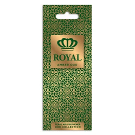 Αρωματικό αυτοκινήτου κρεμαστό Feral royal collection amber oud Αρωματικό αυτοκινήτου κρεμαστό Feral royal collection amber oud