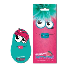 Αρωματικό αυτοκινήτου κρεμαστό Feral monsters collection strawberry Αρωματικό αυτοκινήτου κρεμαστό Feral monsters collection strawberry