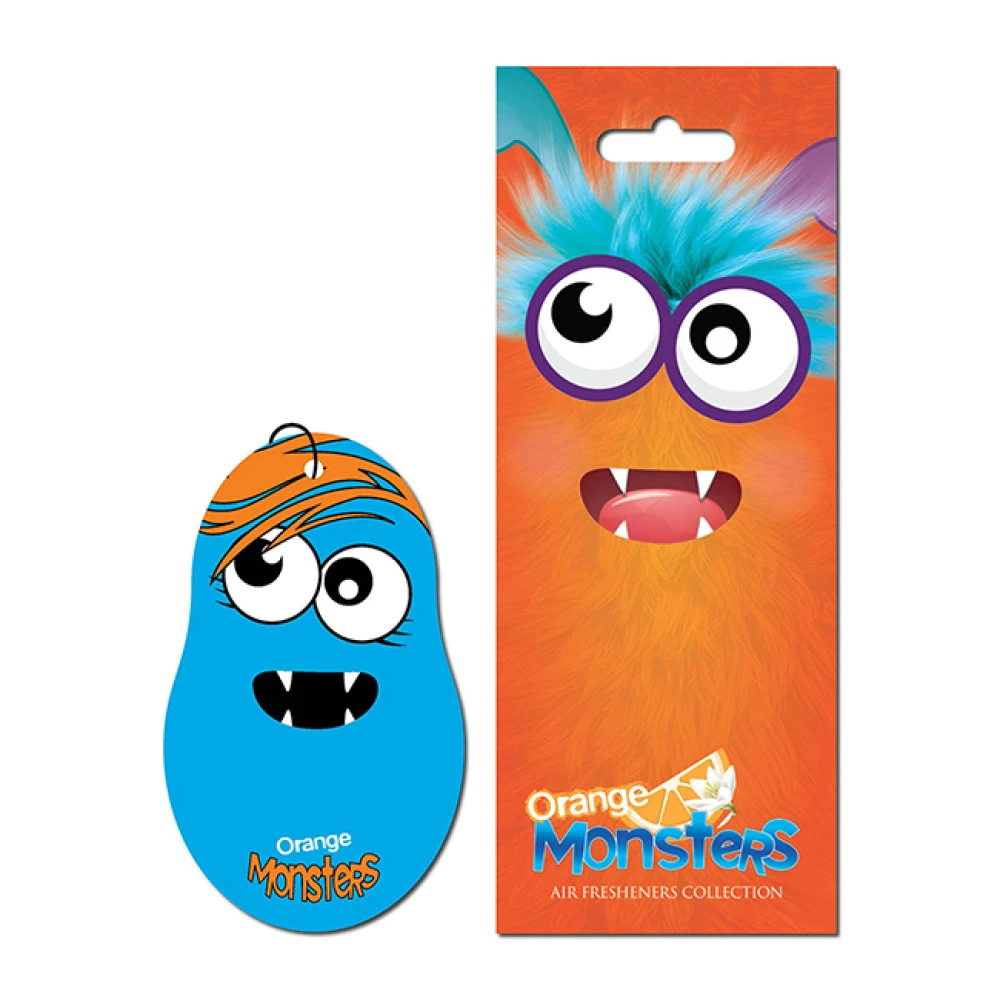 Αρωματικό αυτοκινήτου κρεμαστό Feral monsters collection orange blossom Αρωματικό αυτοκινήτου κρεμαστό Feral monsters collection orange blossom