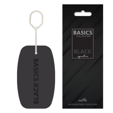 Αρωματικό αυτοκινήτου κρεμαστό Feral basics collection black signature