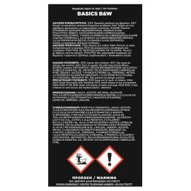 Αρωματικό αυτοκινήτου κρεμαστό Feral basics collection black & white harmony Αρωματικό αυτοκινήτου κρεμαστό Feral basics collection black & white harmony
