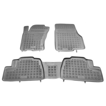 Mercedes ML W163 (1998-2005) λαστιχένια γκρι πατάκια σκαφάκια Rezaw Plast - 4τμχ