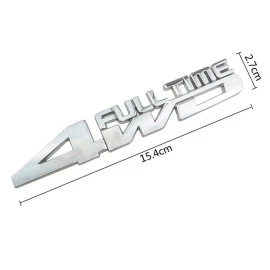 Αυτοκόλλητο σήμα χρωμίου 3D "4WD" 1Τμχ Αυτοκόλλητο σήμα χρωμίου 3D "4WD" 1Τμχ